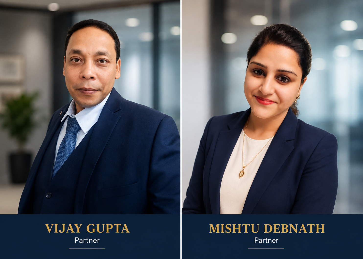 Vijay Gupta and Mishtu Debnath, Partners at BridgeVale Partners